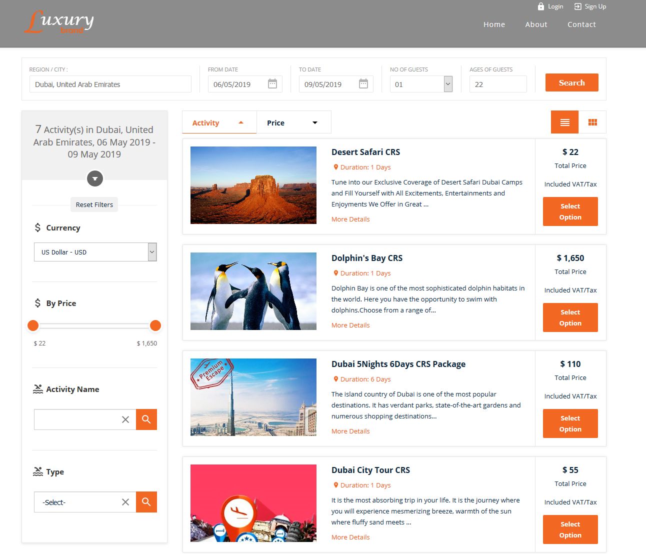 Activity Booking Engine