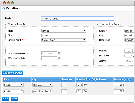 Bus Operator Software