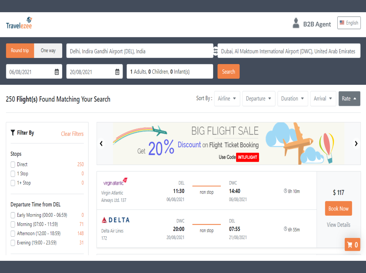 B2B Booking Engine