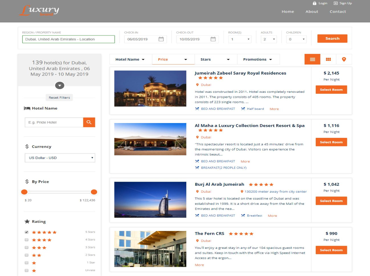 Hotel Booking Engine 2