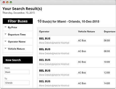Bus Operator Software
